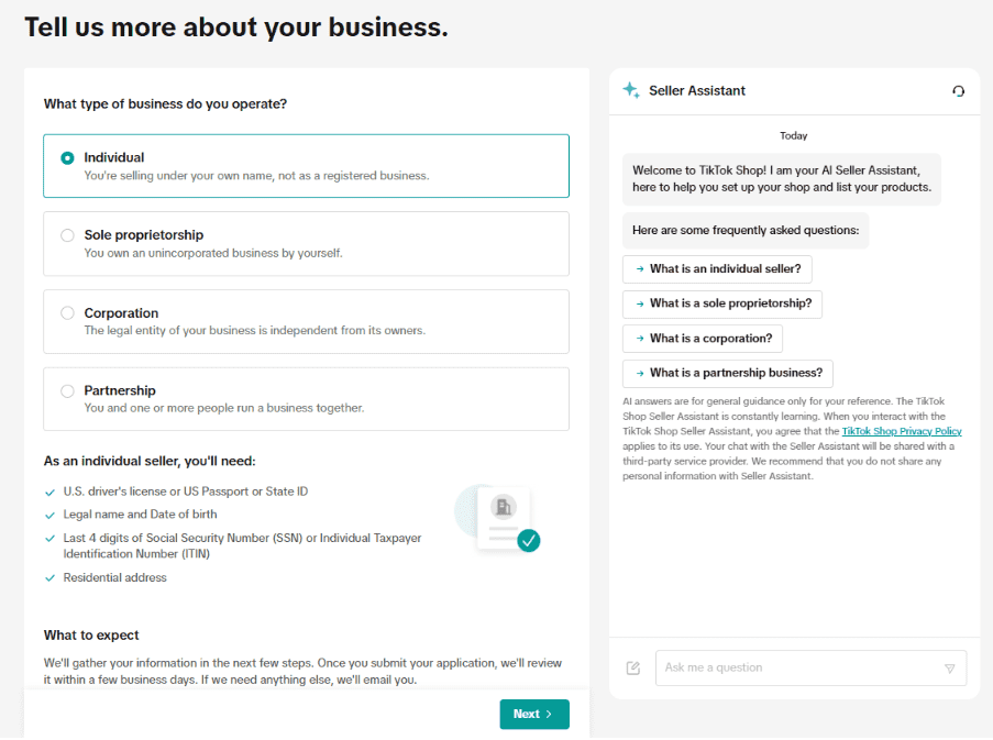 More About Your Business